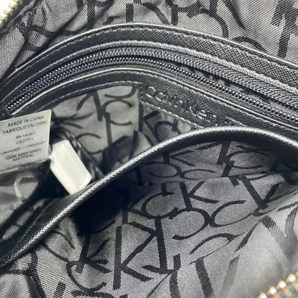 Calvin Klein Black Leather Wristlet - Picture 5 of 8